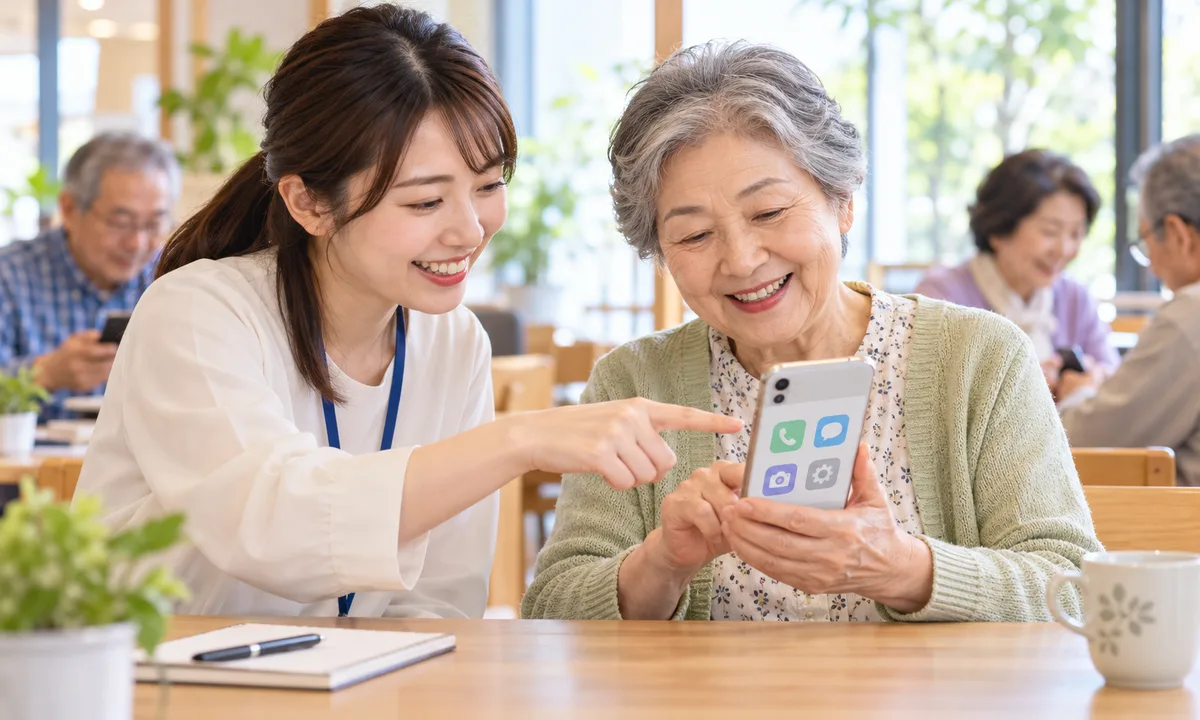シニア向け スマホ安心活用・詐欺対策講座の企画イメージ